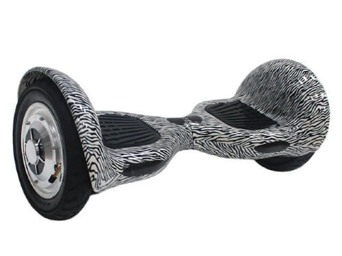 Гироскутер с Влагозащитой Smart Balance 10" c Приложением и Самобалансировкой (Зебра)