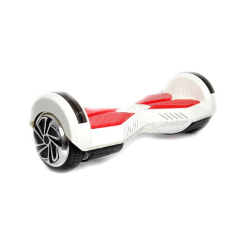 Гироскутер Smart Balance Transformers LED 8" (Белый с красным)