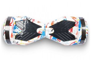 Гироскутер Smart Balance Transformers LED 8" (Белый граффити)