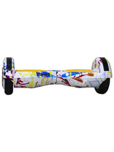 Гироскутер Smart Balance Transformers LED 8" (Белый граффити)