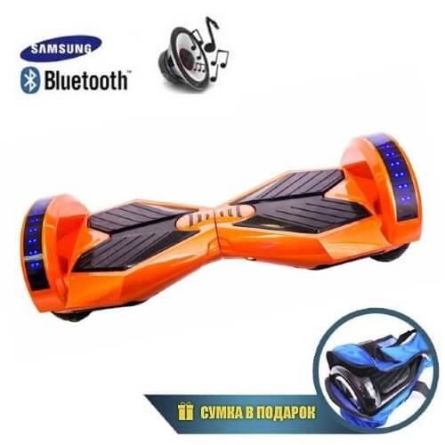 Гироскутер Smart Balance Transformers LED 8" (Оранжевый с черным)